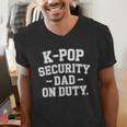 K-Pop Security Parent Edition Mom Dad Concert Korean Men's V-Neck T-Shirt