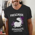 Kids Class Of 2018 Unicorn Preschool Graduation For Girls Men's V-Neck T-Shirt