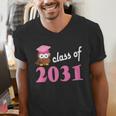 Kids Class Of 2031 Back To School Graduation T-Shirt Men's V-Neck T-Shirt