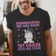 Kids Kindergarten Graduate Unicorn Graduation Men's V-Neck T-Shirt