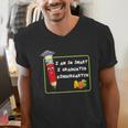 Kids Kindergarten Graduation Humor I'm So Smart I Graduated Men's V-Neck T-Shirt