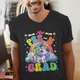 Kids Miss Pre-K Grad Graduation Cute Unicorn Rainbow Girls Men's V-Neck T-Shirt
