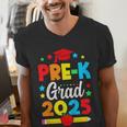 Kids Pre-K Grad 2025 Preschool Graduation 2025 Men's V-Neck T-Shirt