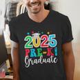 Kids Pre-K Graduate 2025 Preschool Graduation Class Of 2025 Kids Men's V-Neck T-Shirt