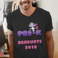 Kids Kids Pre-K PreSchool Unicorn GraduationShirt Men's V-Neck T-Shirt