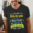 Kids So Long 8th Grade Graduation Here I Come 9th Grade Men's V-Neck T-Shirt