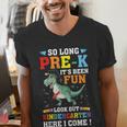 Kids So Long Pre-K Preschool Graduation Kindergarten Here I Come Men's V-Neck T-Shirt