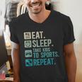 Take Kids To Sports Dad Sports Father Sport Dad Men's V-Neck T-Shirt Take Kids To Sports Dad Sports Father Sport Dad Men's V-Neck T-Shirt