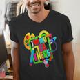 Kids Teens Graduation I Heart My Teachers I Love My Teachers Men's V-Neck T-Shirt