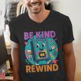 Be Kind Rewind 90s VHS Nostalgia Retro Men's V-Neck T-Shirt Be Kind Rewind 90s VHS Nostalgia Retro Men's V-Neck T-Shirt