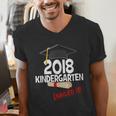 Kindergarten 2018 NAILED IT Graduation Graduate Men's V-Neck T-Shirt