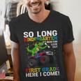 Kindergarten Graduate 2025 Kindergarten Graduation Dino Trex Men's V-Neck T-Shirt