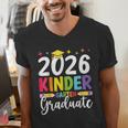 Kindergarten Graduate 2026 Preschool Graduation Kid Boy Girl Men's V-Neck T-Shirt