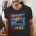 Kindergarten Graduate Kindergarten Class Of 2026 Graduation Men's V-Neck T-Shirt