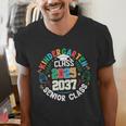 Kindergarten Graduation Class Of 2025 Senior 2037 Class Men's V-Neck T-Shirt