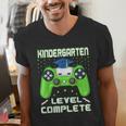 Kindergarten Graduation Level Complete Gamer Class 2024 Kids Men's V-Neck T-Shirt