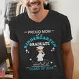 Kindergarten Graduation Shirts 2018-Proud Mom Tee Men's V-Neck T-Shirt