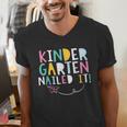 KINDERGARTEN Graduation TShirt 2018 Last Day Of School Men's V-Neck T-Shirt