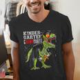Kindergarten Grawrduate Dinosaur Graduation Cap Shirt Men's V-Neck T-Shirt