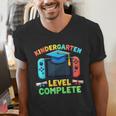 Kindergarten Level Complete Graduation Class 2025 Gamer Boys Men's V-Neck T-Shirt