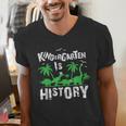 Kindergarten Is History Dinosaur Graduation Men's V-Neck T-Shirt