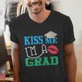 Kiss Me I'm A Grad 2018 Senior Graduation Men's V-Neck T-Shirt
