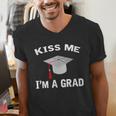 Kiss Me I'm A Grad Graduation T-Shirt Men's V-Neck T-Shirt