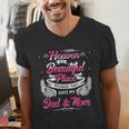 I Know Heaven Is A Beautiful Place They Have My Dad & Mom Men's V-Neck T-Shirt