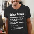 Labor Coach Expecting Dad Rules Papa Baby Men's V-Neck T-Shirt Labor Coach Expecting Dad Rules Papa Baby Men's V-Neck T-Shirt