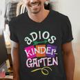 Last Day Of School Adios Kindergarten Graduation Kids Girls Men's V-Neck T-Shirt
