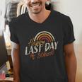 Last Day Of School Shirt For Teacher Kids Student Graduation Men's V-Neck T-Shirt