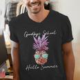 Last Day Of School Shirt Teacher Tee Graduation Men Women Kids Men's V-Neck T-Shirt
