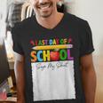Last Day Of School Sign My Shirt Autograph Graduation Men's V-Neck T-Shirt