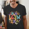 LCSW Grad Social Worker Graduation In My LCSW Era Men's V-Neck T-Shirt