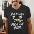 Leave Me Alone I’m In Airplane Mode Grumpy Introvert Men's V-Neck T-Shirt