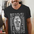 I Left My Coffin For This Introvert Spooky Regret Men's V-Neck T-Shirt
