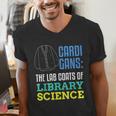 Librarian Library Science Major Masters Degree Graduation Men's V-Neck T-Shirt