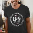 Licensed Practical Nurse Est 2026 LPN LVN Nursing Graduation Men's V-Neck T-Shirt