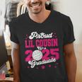 Lil Cousin Of a 2025 Graduate Prom Graduation 25 VolleyBall Men's V-Neck T-Shirt