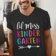 Lil Miss Kindergarten Grad Shirt Graduation Shirts 2018 Men's V-Neck T-Shirt