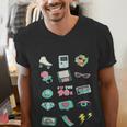 I Love The 90s Old For Nostalgia Fans Men's V-Neck T-Shirt I Love The 90s Old For Nostalgia Fans Men's V-Neck T-Shirt