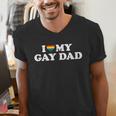 I Love My Gay Dad Men's V-Neck T-Shirt