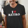 I Love Retro Vintage 80s 90s Nostalgia Men's V-Neck T-Shirt