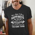 Major In Neuroscience Student Teacher Graduation Men's V-Neck T-Shirt