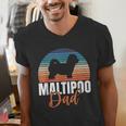 Maltipoo Dad Men's V-Neck T-Shirt