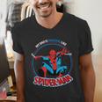 Marvel Dad Is Amazing Like Spider-Man Father's Day Men's V-Neck T-Shirt