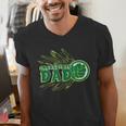 Marvel Hulk Incredible Dad Family Trip Vacation Father's Day Men's V-Neck T-Shirt