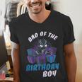 Marvel Panther Family Party Dad Of The Birthday Boy Men's V-Neck T-Shirt