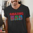 Marvel Spider-Man Amazing Dad Birthday Father’s Day Men's V-Neck T-Shirt