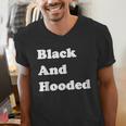 Masters Degree Graduation And Hooded T-Shirt Men's V-Neck T-Shirt